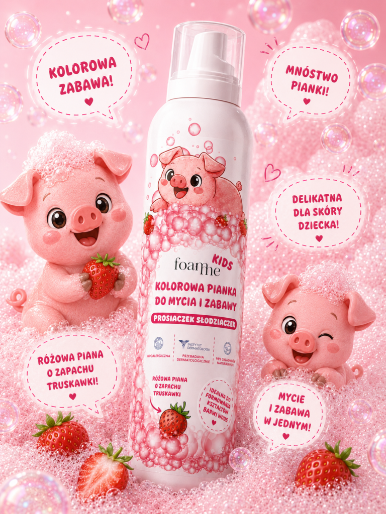 pianka dla dzieci truskawka