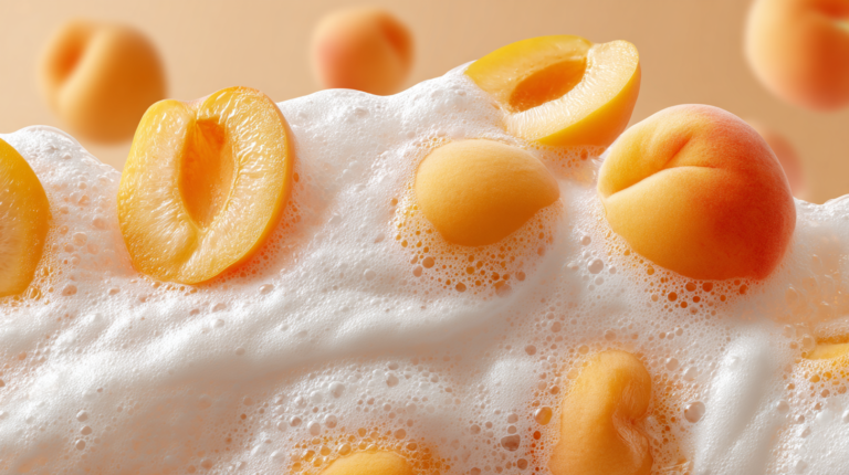 pianka pod prysznic apricot foamme morela